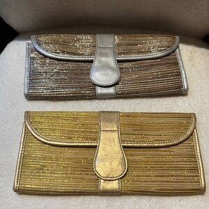 Gold and Silver Women's Clutch